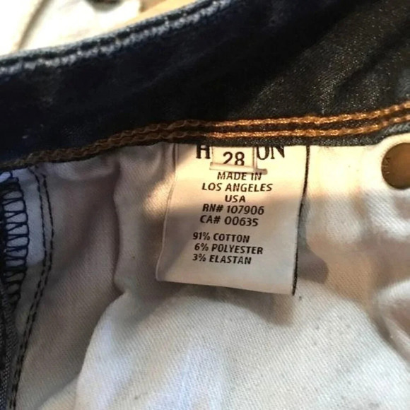 Hudson Womens Jeans RN 107906 Low Rise Beth Baby Boot 5 Pocket Double Button Zip - Picture 6 of 7